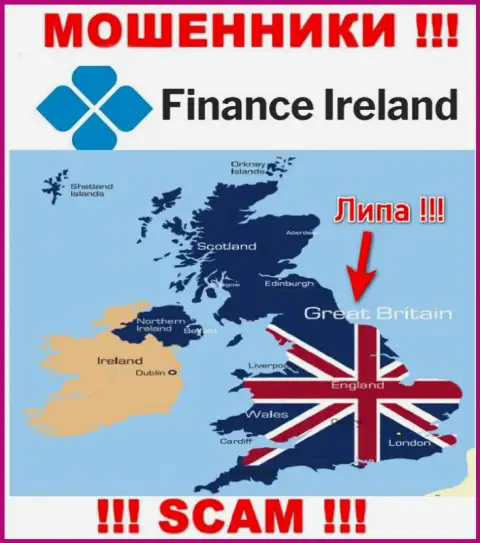 Жулики Finance-Ireland Com не представляют достоверную инфу касательно их юрисдикции