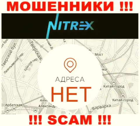 Nitrex Pro не предоставляют данные о адресе компании, будьте очень осторожны с ними