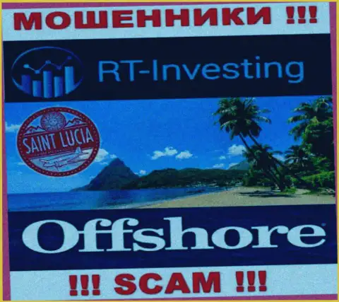 РТ Инвестинг безнаказанно надувают, т.к. разместились на территории - Saint Lucia
