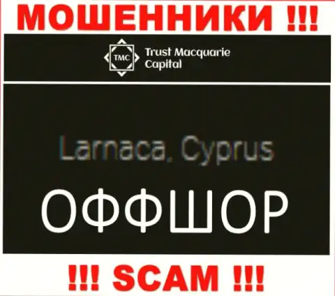 Trust M Capital зарегистрированы в офшоре, на территории - Кипр