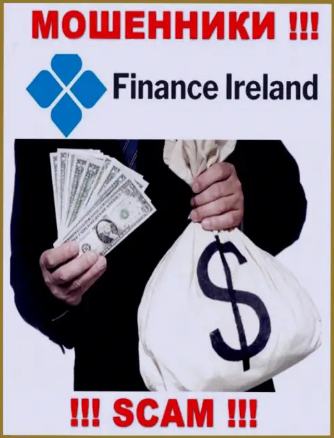 В дилинговом центре Finance-Ireland Com обувают доверчивых игроков, склоняя отправлять средства для оплаты комиссии и налогового сбора
