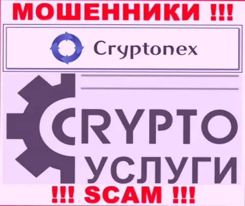 Имея дело с CryptoNex, сфера деятельности которых Крипто услуги, можете лишиться своих денежных средств