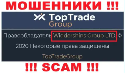 Сведения об юридическом лице Widdershins Group LTD на их официальном информационном ресурсе имеются - это Widdershins Group LTD