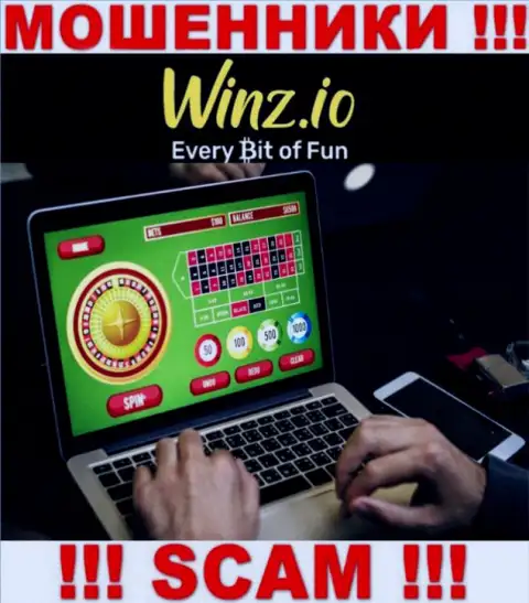 Тип деятельности махинаторов Винз Казино - это Casino, но знайте это обман !!!