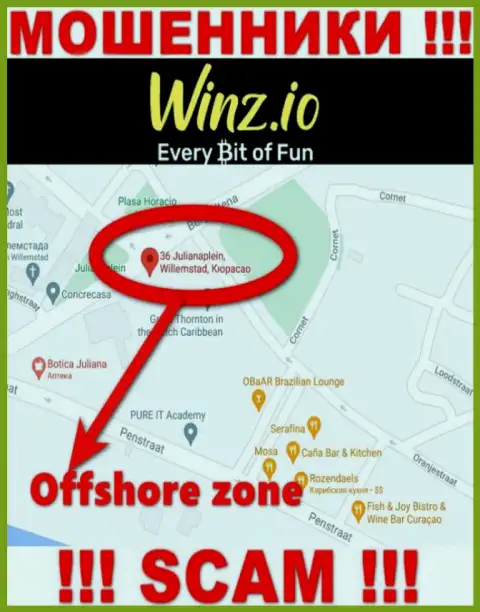 Winz Casino имеют офшорную регистрацию: Curaçao - будьте бдительны, шулера
