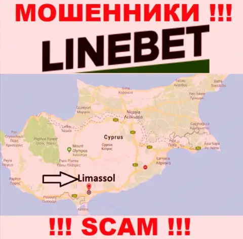 Прячутся интернет мошенники ЛайнБет в оффшоре  - Cyprus, Limassol, будьте крайне внимательны !!!
