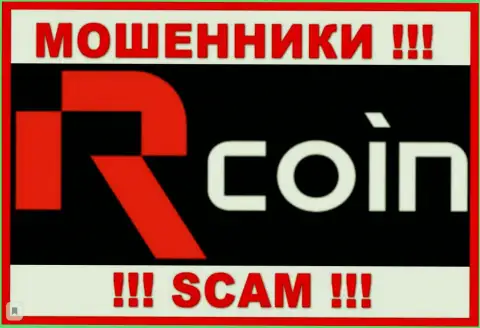 Логотип ОБМАНЩИКА R Coin