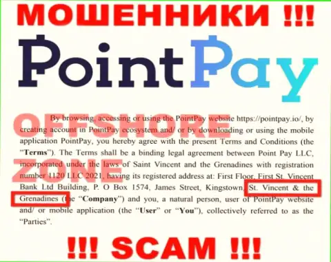 Зарегистрирована контора Point Pay LLC в оффшоре на территории - Сент-Винсент и Гренадины, МОШЕННИКИ !!!