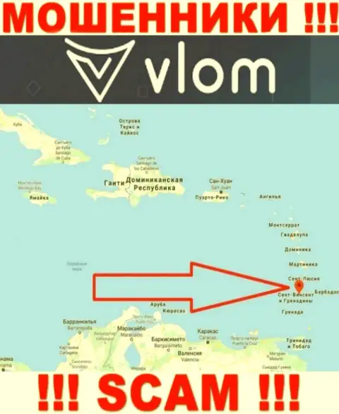 Контора Влом - это интернет-мошенники, пустили корни на территории Saint Vincent and the Grenadines, а это оффшор