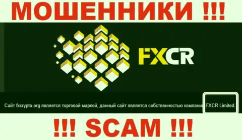 FXCrypto Org - это internet мошенники, а владеет ими FXCR Limited