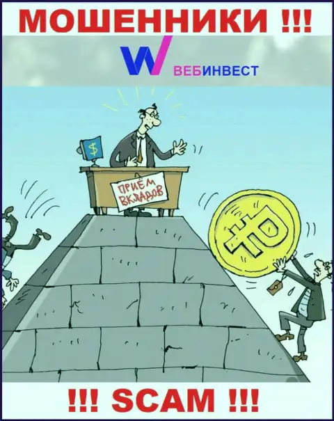 Web Investment жульничают, предоставляя незаконные услуги в сфере Финансовая пирамида