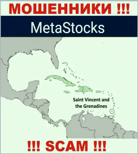Из MetaStocks вложенные деньги вернуть невозможно, они имеют оффшорную регистрацию: Kingstown, St. Vincent and the Grenadines