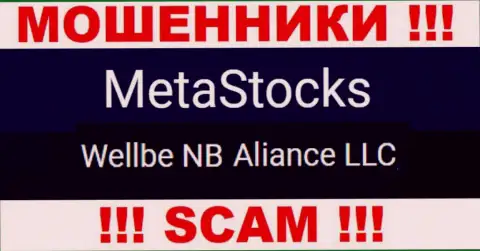 Юридическое лицо интернет обманщиков МетаСтокс - это Wellbe NB Aliance LLC