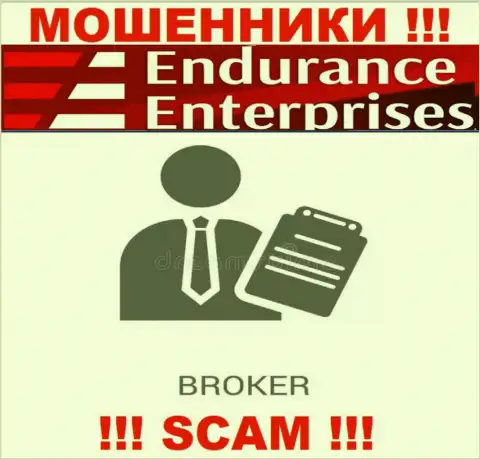 EnduranceFX Com не внушает доверия, Брокер это конкретно то, чем занимаются данные мошенники