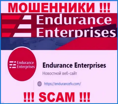 Связаться с интернет лохотронщиками из Endurance Enterprises вы можете, если напишите письмо на их е-мейл