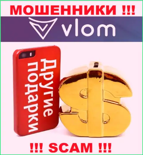 Будьте бдительны, в дилинговой компании Vlom Com воруют и изначальный депозит и дополнительные комиссии
