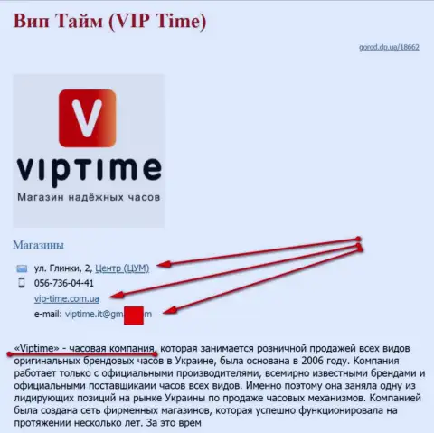 Кидал представил СЕО, который владеет сайтом vip-time com ua (торгуют часами)